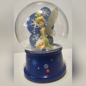 Disney Tinker Bell Musical Wind Snow Globe – Vintage Collectible